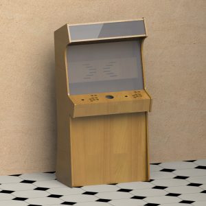 Sleek Arcade machine 32" monitor 2 player upright